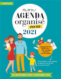 Agenda de la famille organisée poche (édition 2021)