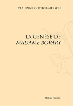 La genèse de madame bovary