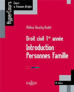 Droit civil - 1re année - introduction personnes famille (10e édition)