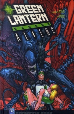 Green lantern vs aliens