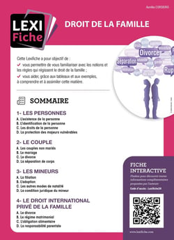 Droit de la famille