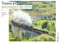 Semainier 2024 - Trains et paysages de rêve