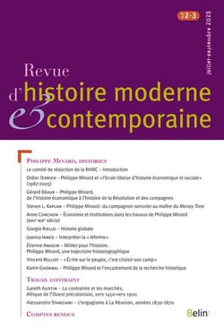 Revue d'Histoire Moderne et Contemporaine n.72 (édition 2025)