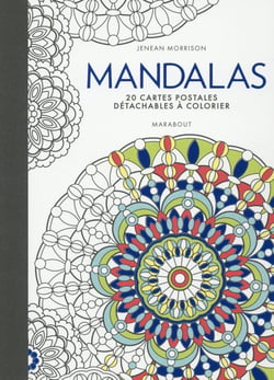 Mandalas - 20 cartes postales à colorier