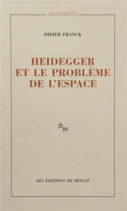 Heidegger et le probleme de l'espace