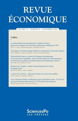 Revue économique n.74
