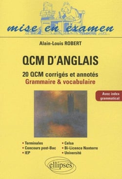 QCM d'anglais. Méthodologie et application