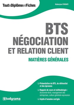 BTS négociation relations clients - matières générales