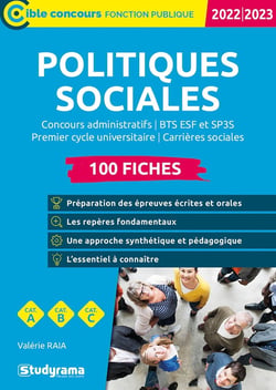 Politiques sociales : 100 fiches - catégories A, B, C (édition 2022)