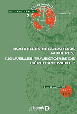 Mondes en développement 2020/1 - 189 - Nouvelles régulations minières, nouvelles trajectoires de dév