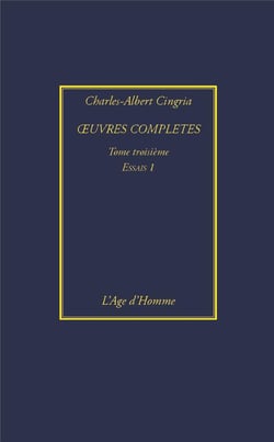 Oeuvres completes tome 3 : essais 1