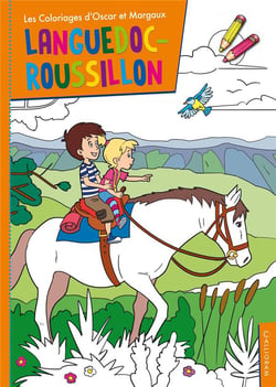 Les coloriages d'oscar et margaux - languedoc-roussillon