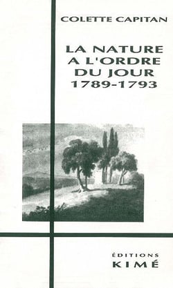 Nature à l'ordre du jour 1789-1793