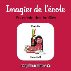 Imagier de l'école, en créole des antilles
