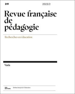 Revue française de pédagogie n.219/2023 : Varia