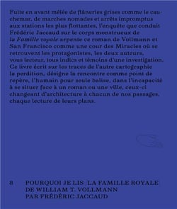 Vagabondage : Pourquoi je lis La Famille royale de William T. Vollmann