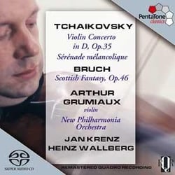 Tchaikovski : concerto pour violon - bruch : scottish fantaisy op.46