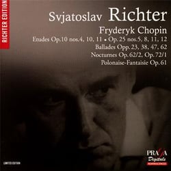 Ballades op.23, 38, 47 & 62. etudes op.10 & 25 nocturnes op. 62 & 72 - CD