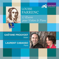 Farrenc, Louise : L'oeuvre pour violon & piano - CD