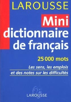 Mini-dictionnaire de francais