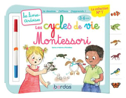 Les livres-ardoises : les cycles de vie Montessori - 3/6 ans (édition 2021)
