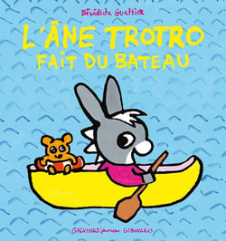 L'âne Trotro fait du bateau
