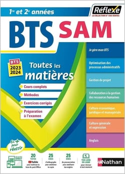 Réflexe BTS Tome 9 : support à l'action managériale - toutes les matières - 1re et 2e années (édition 2022)