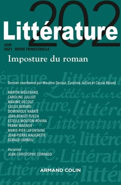 Littérature Nº202 2/2021 Imposture du roman