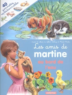 Amis de martine au bord de l'eau (avec gommettes) (les)