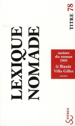 Lexique Nomade   Assises Du Roman 2008