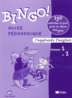J'apprends l'anglais - niveau 1 et  2 - guide pédagogique