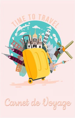 Carnet de voyage - journal de voyage et carnet de notes pour les voyageurs
