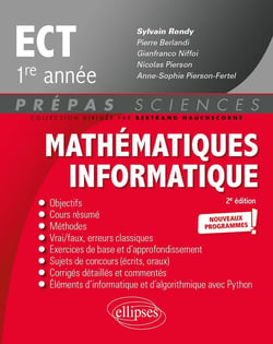 Mathematiques - ECT 1re année - nouveaux programmes