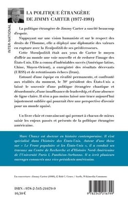 La politique étrangere de Jimmy Carter (1977-1981) - de la moralpolitik à la fin des illusions