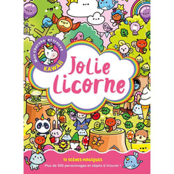 Mon cherche et trouve kawaii : Jolie licorne