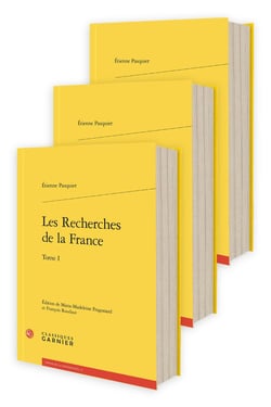 Les Recherches de la France Tomes 1 à 3