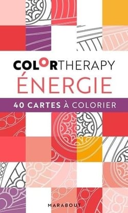 Color therapy - énergie - 40 cartes à colorier