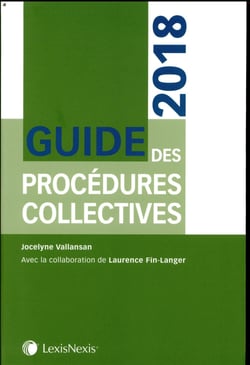 Guide des procédures collectives (édition 2018)
