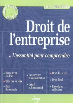 Droit de l entreprise 2004-2005. l'essentiel pour comprendre (edition 2004/2005)
