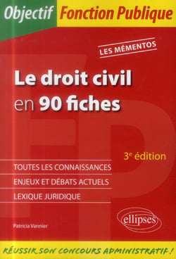 Le droit civil en 90 fiches - 3e edition