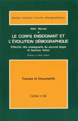 Le corps enseignant et l'évolution démographique : Effectif des enseignants du second degré et besoins futurs