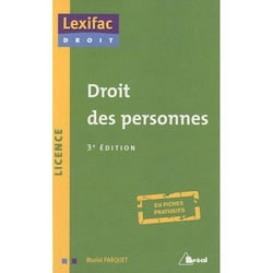 Droit des personnes (3e édition)