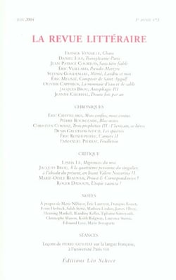 Revue litteraire n 3 (la)