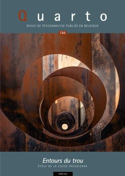 Revue Quarto n.130 : entours du trou