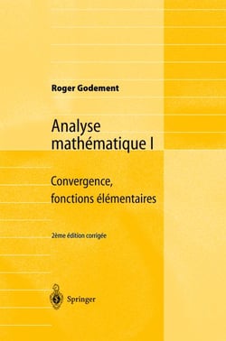 Analyse mathématique t.1 (2e édition)
