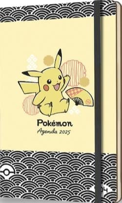 Agenda semainier Pokémon 2025 Pikachu