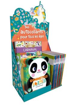 Plv pleine de table - autocollants/gommettes - 30 vol