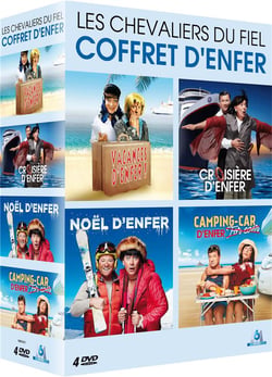 Les Chevaliers du fiel - Coffret d'enfer : Vacances d'enfer ! + Croisière d'enfer ! + Noël d'enfer + Camping-car For ever