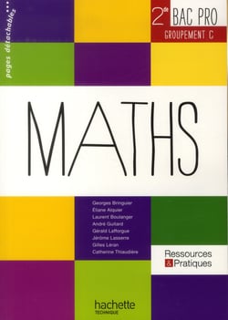 Ressources & pratiques - mathématiques - 2nde bac pro - groupements c tertiaire - manuel de l'élève