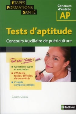 Tests d'aptitude - concours auxiliaire de puériculture
